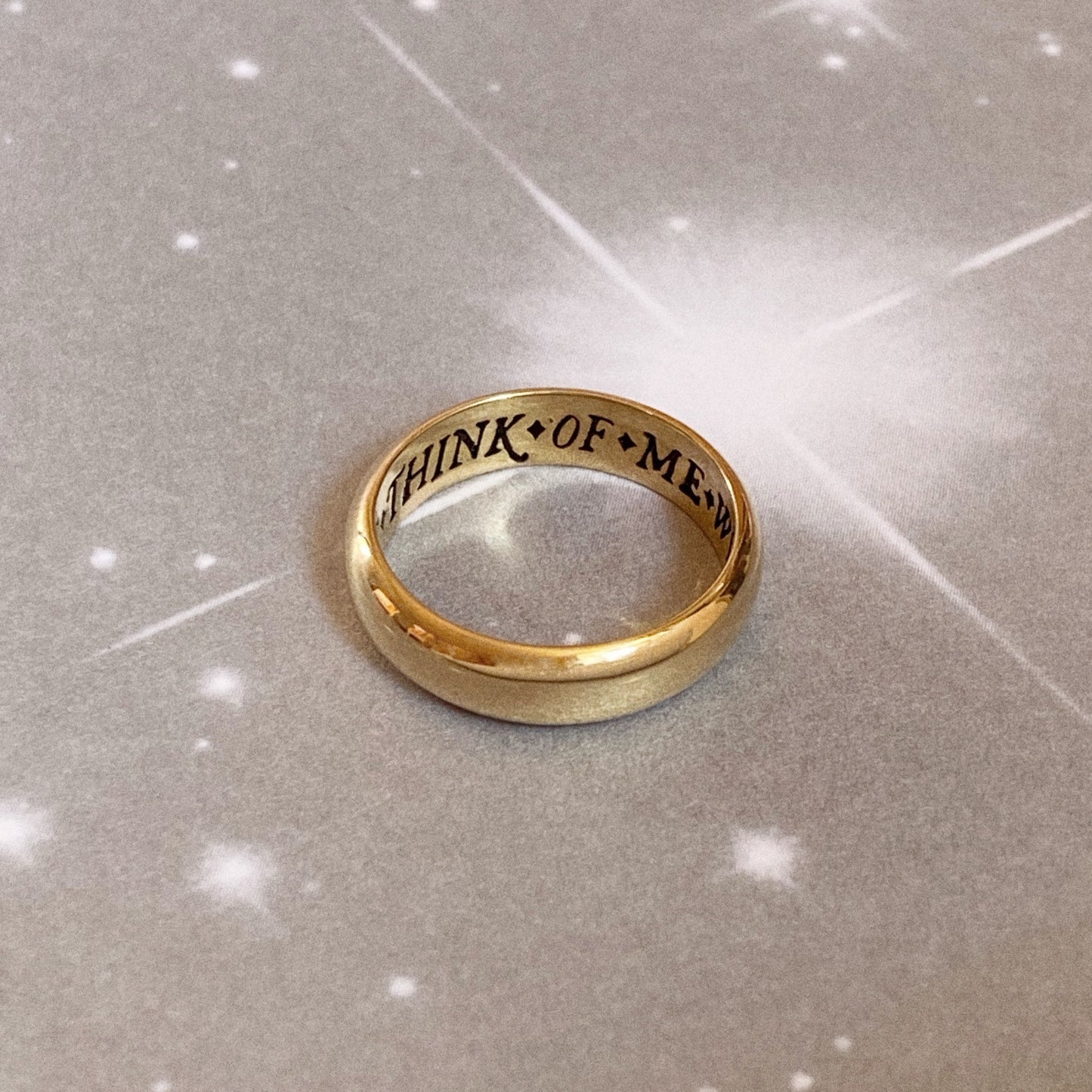 Serenade Posie Ring in Gold
